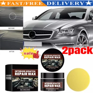 2pack Car Interior Scratch Care Polishing Wax,2025 Upgrade Car Scratch Remover~~ - Picture 1 of 14