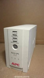 APC BK500EI 500VA 300 Watts Uninterruptible Power Supply USV White COVER DAMAGED - Afbeelding 1 van 4