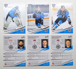 2020-21 Sereal KHL Base Sibir Novosibirsk Pick a Player Card