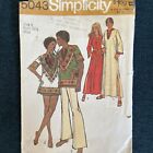 Vintage Simplicity 5043 DASHIKI Shirt & Caftan Dress Size 8