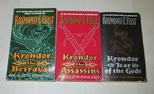 Raymond E Feist lot of 3 fantasy paperbacks in the Riftwar : Legacy quartet