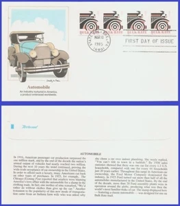 USA5 #2905 PL #S111 U/A Fleetwood FDC PNC4 Automobil - Bild 1 von 1