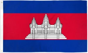 Kambodscha Flagge 3x5ft Hausflagge Cambodian Flag - Bild 1 von 2