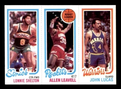 1980 Topps Basketball #152 Shelton Leavell Lucas NM/MT *e12 - Image 1 of 2