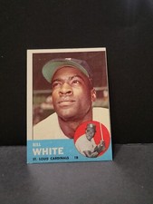 1963 Topps Bill White St. Louis Cardinals #290 EX-NM 