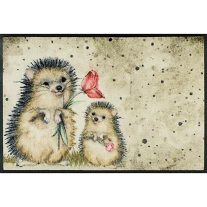 WASH + DRY Fußmatte 50 x 75 cm Motiv SPIKE Igel - Zdjęcie 1 z 1