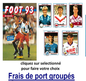 FOOTBALL VIGNETTE IMAGE STICKERS - PANINI FOOTBALL 1992 - to choose from