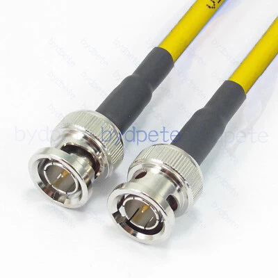 BNC Male Plug VSF 141 Semi Rigid Cable 75ohm RG402 Coaxial Coax RG141 Kable Lot - Image 1 of 4