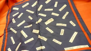 President signature scarf USA 1776 - 1976 centennial political 20 x 20 S231 - Picture 1 of 3