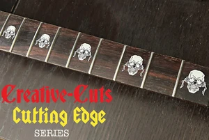 Megadeth Vic Rattlehead Schädel Vinyl Aufkleber Inlay Set 4 Gitarre oder Bass - Bild 1 von 8
