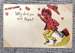 Alte Postkarte Humorvolle Romane unbespielt - Bild 1 von 6