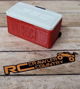 SBC 1/10 Scale Cooler w/Removable Lid for RC Crawlers 3D Printed 016Red - Picture 1 of 3