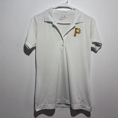 Pittsburgh Pirates Nike Golf Performance Dri-Fit Polo Boys Size Small - Image 1 of 4
