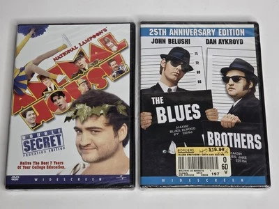 NEW / SEALED - DVD Comedy Lot - The Blues Brothers (1980) + Animal House (1978) - Image 1 of 4