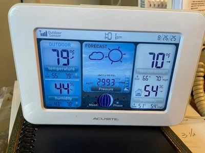 ACU RITE Weather station# 02038W. with outdoor sensor - Image 1 of 4