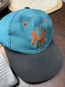 VTG 90s Hat Kids Mickey Mouse MM Universal Disney Yankees Baseball SnapBack - Picture 1 of 5