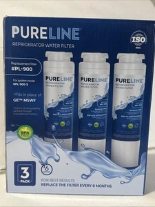 Pureline PL-400 Water Filters 3pk. Open Box Factory Sealed Filters - Picture 1 of 6