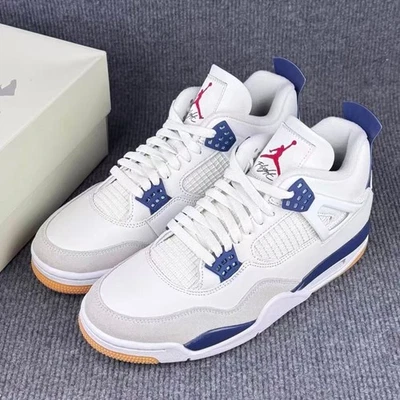 Nike SB X Jordan 4 "Navy" Retro Men's Basketball Shoes - Image 1 of 4