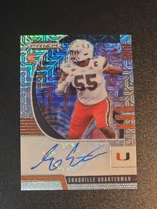 2020 Prizm Draft Picks Shaquille Quarterman Mojo /49 RC Auto - Picture 1 of 12