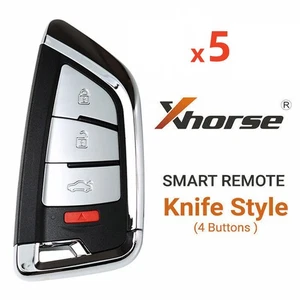 5x Xhorse XSKF20EN XS Series Smart Key Remote 4 Buttons for VVDI Key Tool - Picture 1 of 9
