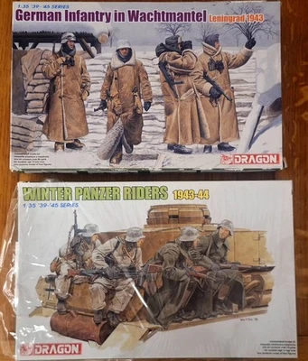 Lot : DRAGON 6513 "Winter panzer riders"  + 6518 Leningrad 1943  1/35e NEUF - Photo 1/3