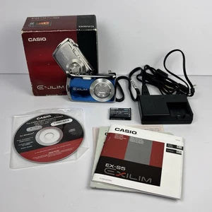 CASIO EXILIM EX-S5 10.1 MP CAMERA - BATTERY - CABLE - Picture 1 of 11