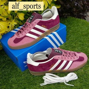 ❤ BNWB & Authentic adidas originals ® Gazelle Indoor Trainers UK Size 9 EU 43.3 - Picture 1 of 17