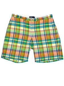 Polo Ralph Lauren Plaid Pastel Lightweight Men's 100% Cotton Shorts Size 38 - Picture 1 of 10