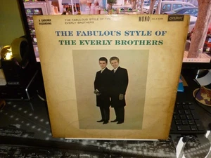 THE EVERLY BROTHERS. " THE FABULOUS STYLE OF " LP UK 1960 MONO. LONDON LABEL. - Picture 1 of 4