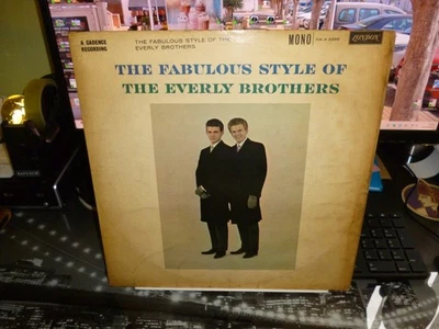 THE EVERLY BROTHERS. " THE FABULOUS STYLE OF " LP UK 1960 MONO. LONDON LABEL. - Image 1 of 4