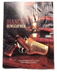 VTG 1979  Bianchi Gunleather Brochure -some water damage on cover - Foto 1 di 5