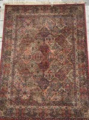 Vintage Karastan Rug 8.8 x 12 Multicolor Panel Kirman #717  700 Series Gorgeous! - Image 1 of 4