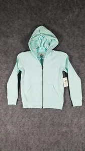 Tucker+Tate Kid Sz 7 Hoodie Green NWD Zip Sweatshirt Casual Long Sleeve Solid - Picture 1 of 10