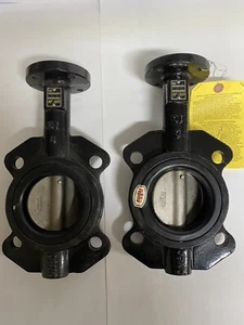1 Pair Of Apollo 3 In Butterfly Wafer Valves (no handles) - Picture 1 of 3