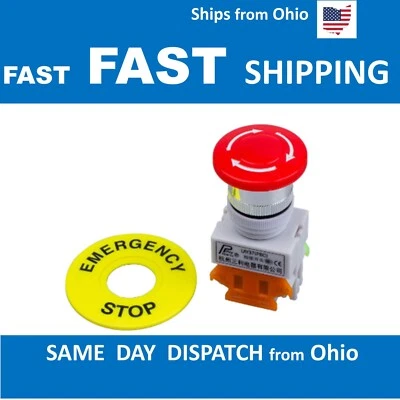 Industrial Electrical Controls HEAVY DUTY - DPST - Switch - Emergency Shut Off.