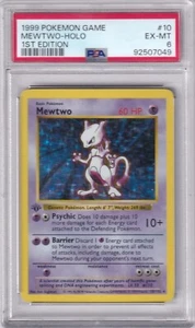 Mewtwo Base Set 1st Edition 10/102 PSA 6 Pokemon Card - Picture 1 of 1