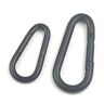 Zinc Plated Straight Oval Spring Snap Hook Carabiner 5 or 10pc Set