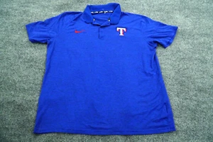 Polo Nike Baseball Texas Rangers Uomo Large L Atletica MLB Performance - Foto 1 di 9