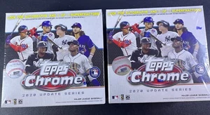 (2) 2020 Topps Chrome MLB Update Series Mega Box Sealed Autos/Superfractors - Picture 1 of 3