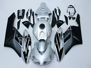 Fit for 2004 2005 CBR1000RR Silver Black ABS Injection Bodywork Fairing Kit - Foto 1 di 7