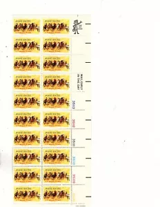 Estampillas de Estados Unidos #1528 1974 10 centavos carreras de caballos 8 bloques de 12 mnh (naranja - Imagen 1 de 1