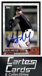 Alex Meyer 2015 Topps Pro Debut #108 Red Wings TTM/IP Signed Autographed