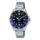 Casio General Black Dial Silver Stainless Steel Strap Men Watch MDV-10D-1A2VDF