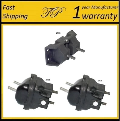 3PCS FRONT MOTOR & TRANS MOUNT FIT 1998-2004 Chrysler Concorde 3.2L & 3.5L - Image 1 of 4