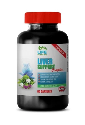 best support supplement - LIVER SUPPORT - detox pills natural 2 Bottles - Image 1 of 4