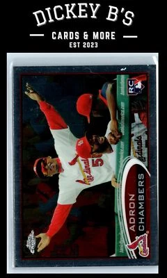 2012 Topps Chrome #153 Adron Chambers St. Louis Cardinals RC - Image 1 of 2
