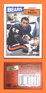 ⚓️🏈1987 Topps Otis Wilson Chicago Bears #57 - Picture 1 of 1