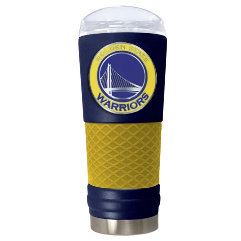 GOLDEN STATE WARRIORS 24 OZ. STAINLESS STEEL VACUUM INSULATED TRAVEL COFFEE MUG Cover