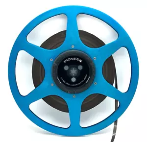 VINTAGE PIONEER REEL LARGE 10.5" BLUE REEL w/ PP-220A ADAPTOR - Picture 1 of 7