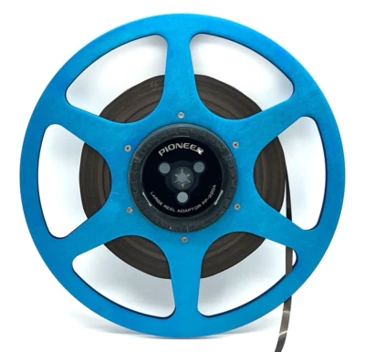 ВИНТАЖНАЯ КАТУШКАIONEER БОЛЬШАЯ 10,5 ДЮЙМА СИНЯЯ КАТУШКА с АДАПТЕРОМ PP-220A - Изображение 1 из 4